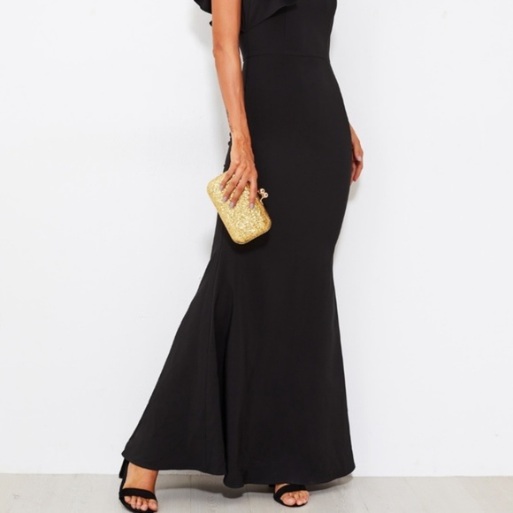 Restocked! Flounce Fishtail Dress - Picture 2 of 4